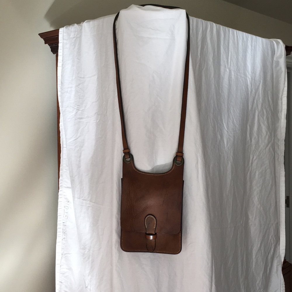 Handmade leather purse